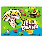 Кислые драже-бобы Warheads Sour Jelly Beans, 113 г
