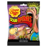 Кислый жевательный мармелад Chupa Chups Sour Infernals Jelly, 150 г