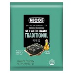 Морская сушёная капуста Nicos Seaweed Snack Traditional традиционная, 4 г