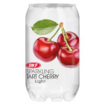 Безалкогольный напиток OKF Sparkling Tart Cherry со вкусом терпкой вишни, 350 мл