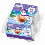 Шоколадные яйца Milka Snowballs, 112 г