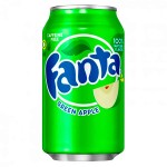 Газированный напиток Fanta Green Apple со вкусом зелёного яблока, 355 мл