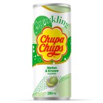 Газированный напиток Chupa Chups Melon Cream со вкусом дыни, 250 мл