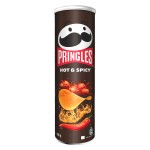 Картофельные чипсы Pringles Hot &amp; Spicy со вкусом острого перца, 185 г