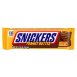 Шоколадный батончик Snickers Peanut butter Single, 50,5 г