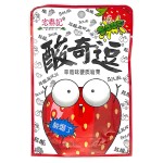 Кислые конфеты Hong Tai Kee Sour Strawberry со вкусом клубники, 26 г