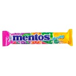 Жевательный конфеты Mentos Roll Rainbow со вкусом фруктов и ягод, 29,7 г