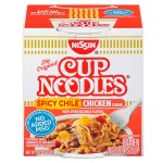 Лапша быстрого приготовления Nissin Cup Noodles Spicy Chile Chicken со вкусом курицы в остром соусе чили, 64 г