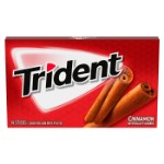 Жевательная резинка Trident Cinnamon со вкусом корицы (без сахара) (14 пластинок)