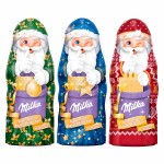 Шоколадная фигурка Milka Weihnachtsmann Alpenmilchschokolade Design Edition Санта, 90 г