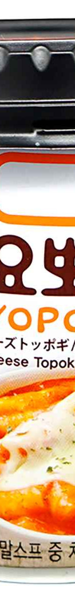 Рисовые клецки Young Poong Yopokki Cheese Topokki с сырным соусом (стакан), 120 г