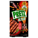 Хлебные палочки Glico Pretz Kebab со вкусом шашлыка кебаб, 41 г