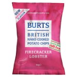 Картофельные чипсы Burts Firecracker Lobster со вкусом лобстера, 40 г