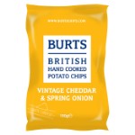 Картофельные чипсы Burts Mature Cheddar &amp; Spring Onion со вкусом сыра чеддер и лука, 150 г