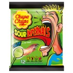 Кислые леденцы Chupa Chups Infernals Sour Lollies, 114 г