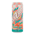 Холодный чёрный чай AriZona Peach Tea со вкусом персика, 650 мл