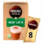 Кофе Nescafe Gold Irish Latte в пакетиках, 8*19,8 г