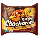 Лапша быстрого приготовления Samyang Chacharoni Blackbean Sauce Ramen с соусом из чёрной фасоли, 140 г