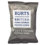 Картофельные чипсы Burts Sea Salt &amp; Crushed Peppercorns с морской солью и перцем, 40 г