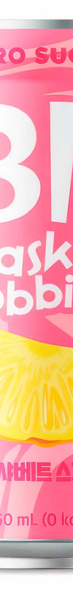 Газированный напиток Baskin Robbins Rainbow Sherbet Zero со вкусом фруктового щербета, без сахара, 350 мл