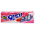 Жевательная резинка Lotte Whatta Big Bubble Gum Green Grape со вкусом клубники, 23 г