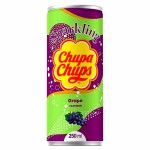 Газированный напиток Chupa Chups Grape со вкусом винограда, 250 мл