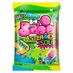 Кислая жевательная резинка Big Babol Asteroids Sour с хрустящими конфетами, 128 г