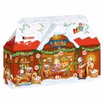 Новогодний подарочный набор шоколадных конфеты Kinder Christmas Mini Mix 3D House Рождественский Домик, 234 г