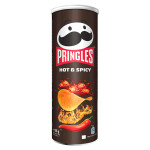 Картофельные чипсы Pringles Hot &amp; Spicy со вкусом острого перца, 165 г