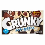 Шоколадное драже Lotte Crunky, печенье и сливки, 37 г