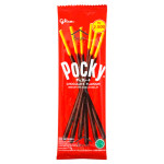 Бисквитные палочки печенье Glico Pocky Chocolate Mini в шоколадной глазури, 12 г