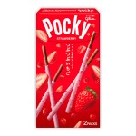 Бисквитные палочки Pocky Strawberry в клубничной глазури, 55 г