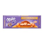 Шоколад Milka Toffee Wholenuts с цельными орехами, 300 г