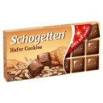 Шоколад Schogetten Oat Cookies с овсяным печеньем, 100 г
