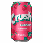 Газированный напиток Crush Strawberry со вкусом клубники, 355 мл