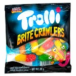 Мармелад Trolli Brite crawlers разноцветные червячки, 30 г