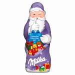 Новогодняя шоколадная фигурка Milka Chocolate Santa Claus - Alpine Milk, 45 г