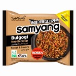 Корейская лапша быстрого приготовления Samyang Bulgogi Noodle Soup со вкусом говядины, 140 г