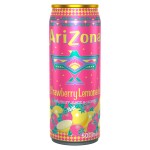 Напиток сокосодержащий AriZona Strawberry Lemonade with Fruit Juice &amp; Honey со вкусом клубники с мёдом, 500 мл