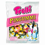Жевательный мармелад Trolli Pingummi - пингвины с фруктовым вкусом, 175 г
