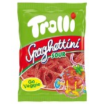 Жевательный мармелад Trolli Sour Strawberry Spaghettini Кислые клубничные спагетти, 100 г