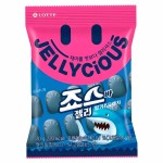 Жевательный мармелад Lotte Jellycious Shark Strawberry &amp; Orange со вкусом клубники и апельсина, 70 г