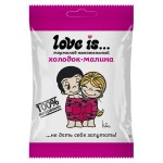 Жевательный мармелад Love Is со вкусом холодок-малина, 20 г