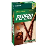 Печенье палочки Lotte Pepero Almond с шоколадом и миндалём, 32 г