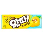 Жевательная резинка Lotte Whatta Big Bubble Gum Mango со вкусом манго, 23 г