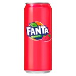 Газированный напиток Fanta Strawberry со вкусом клубники, 325 мл