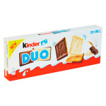 Печенье Kinder Duo с молочным и белым шоколадом, 150 г