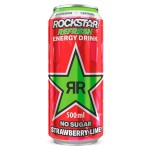 Энергетический напиток Rockstar Strawberry Lime со вкусом клубники и лайма (без сахара), 500 мл