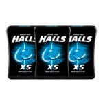 Леденцы Halls XS Mentho-Lyptus со вкусом мяты, 15 г