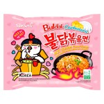 Лапша быстрого приготовления Samyang Hot Chicken Flavour Ramen Carbonara со вкусом курицы в соусе, 130 г